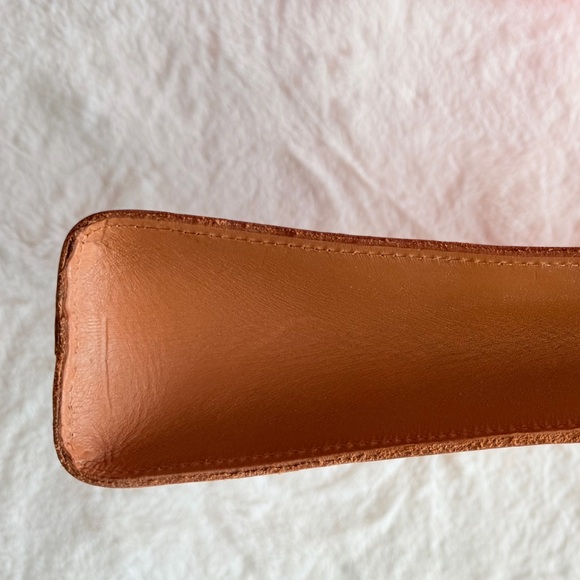 Eileen Fisher Vegetable Tanned Italian Leather Crossbody Tote Bag - Picture 10 of 15